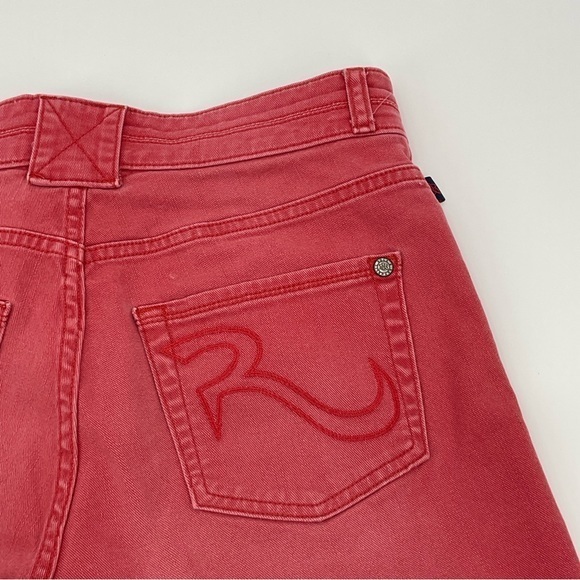 Rock&Republic Bonnaroo Red Denim Shorts Size6 F26 - Picture 7 of 7